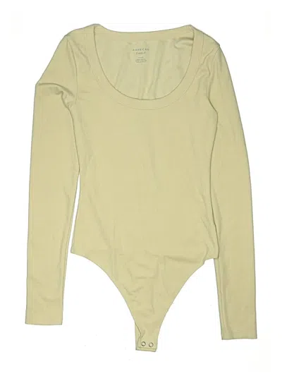 Pre-owned American Eagle Outfitters Bodysuit In Yellow
