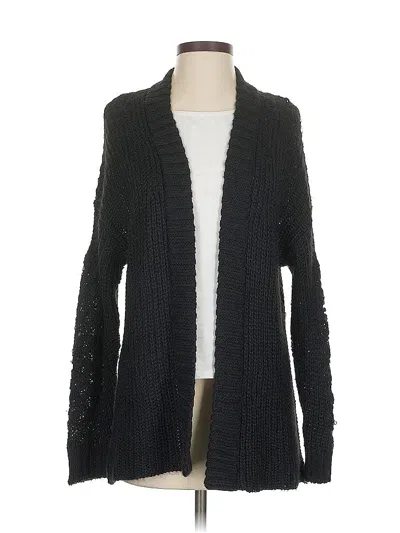 Pre-owned American Eagle Outfitters Cardigan Sweater In Black
