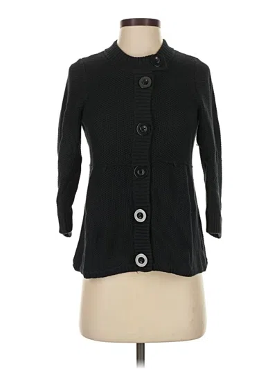 Pre-owned American Eagle Outfitters Cardigan Sweater In Black