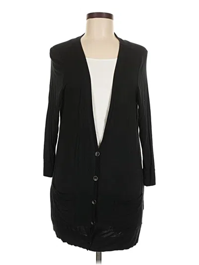 Pre-owned American Eagle Outfitters Cardigan Sweater In Black
