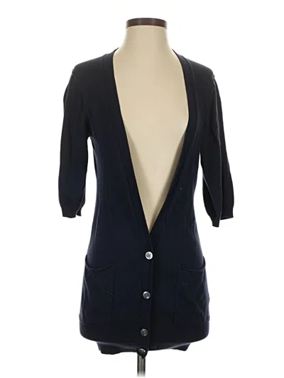 Pre-owned American Eagle Outfitters Cardigan Sweater In Black