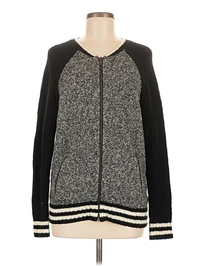 Pre-owned American Eagle Outfitters Cardigan Sweater In Black