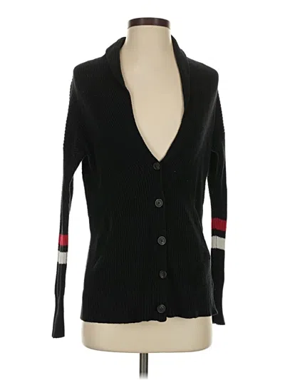 Pre-owned American Eagle Outfitters Cardigan Sweater In Black