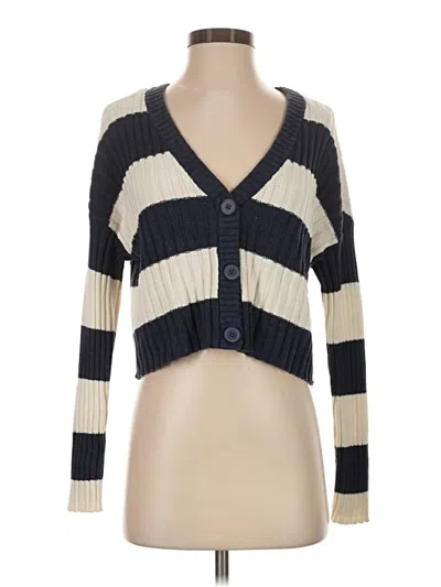 Pre-owned American Eagle Outfitters Cardigan Sweater In Black