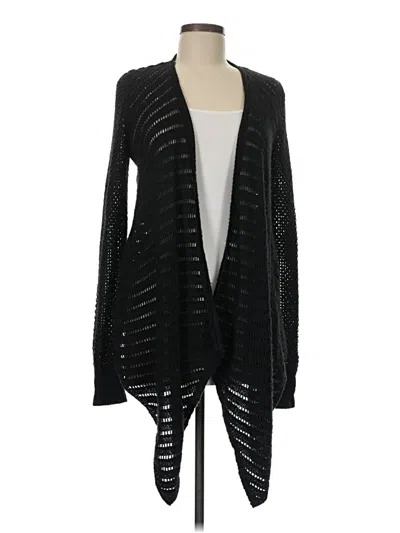 Pre-owned American Eagle Outfitters Cardigan Sweater In Black