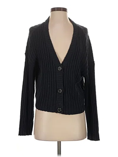 Pre-owned American Eagle Outfitters Cardigan Sweater In Black