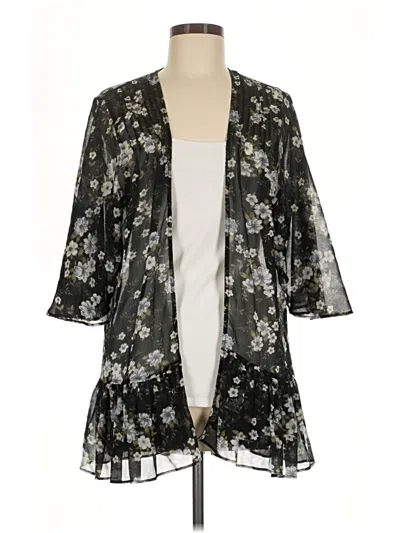 Pre-owned American Eagle Outfitters Cardigan Sweater In Black