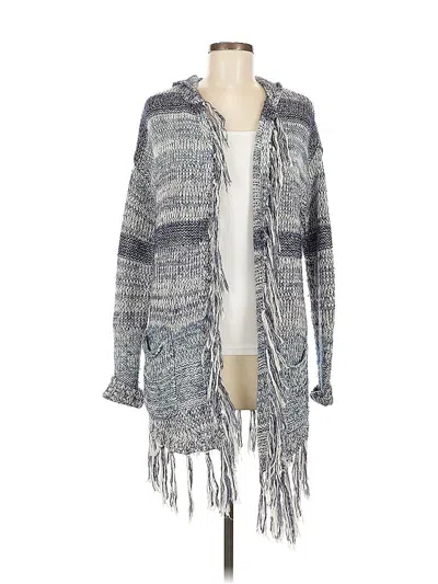 Pre-owned American Eagle Outfitters Cardigan Sweater In Blue