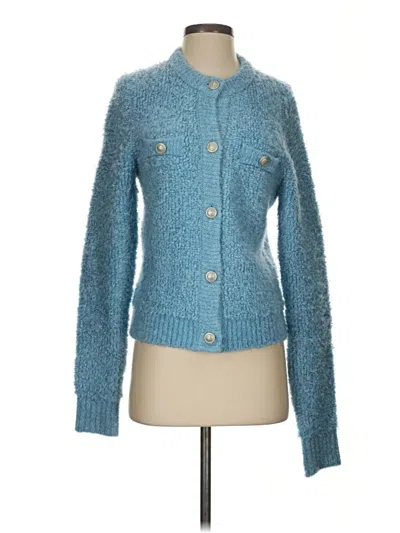Pre-owned American Eagle Outfitters Cardigan Sweater In Blue