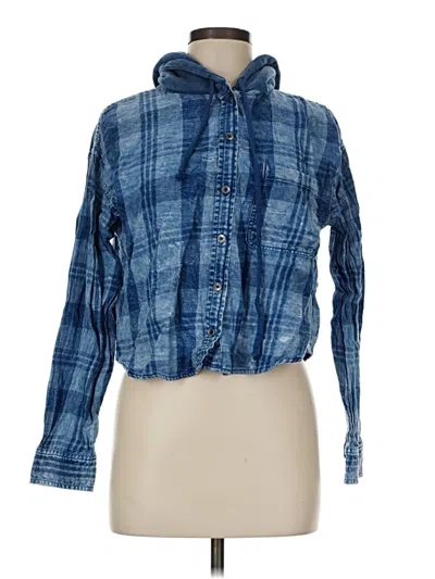 Pre-owned American Eagle Outfitters Cardigan Sweater In Blue