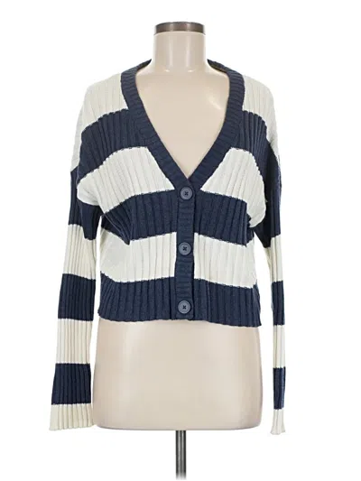 Pre-owned American Eagle Outfitters Cardigan Sweater In Blue