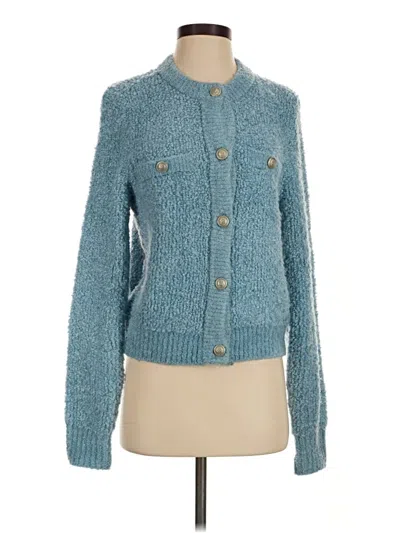 Pre-owned American Eagle Outfitters Cardigan Sweater In Blue
