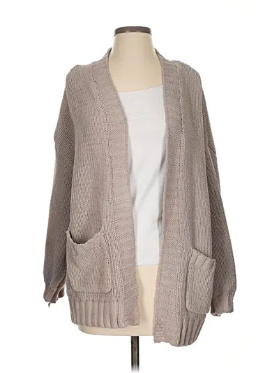 Pre-owned American Eagle Outfitters Cardigan Sweater In Brown