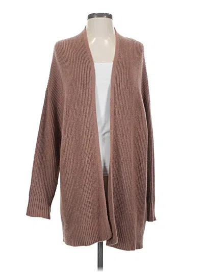 Pre-owned American Eagle Outfitters Cardigan Sweater In Brown
