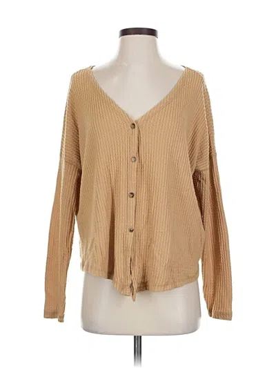 Pre-owned American Eagle Outfitters Cardigan Sweater In Brown