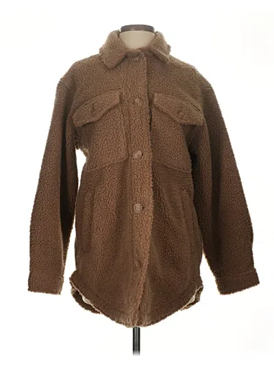 Pre-owned American Eagle Outfitters Cardigan Sweater In Brown