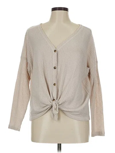 Pre-owned American Eagle Outfitters Cardigan Sweater In Brown