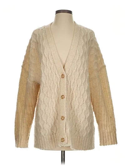 Pre-owned American Eagle Outfitters Cardigan Sweater In Brown