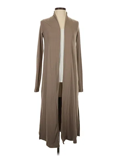 Pre-owned American Eagle Outfitters Cardigan Sweater In Brown