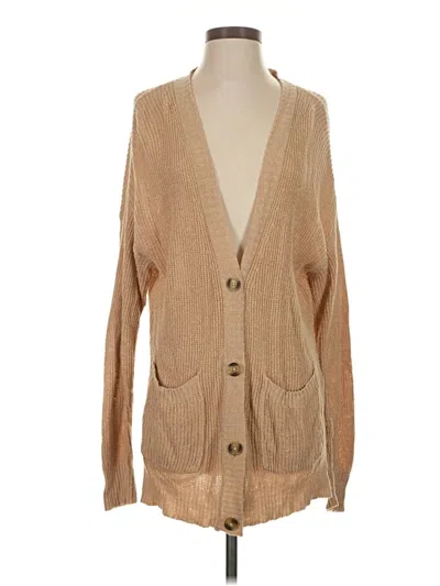 Pre-owned American Eagle Outfitters Cardigan Sweater In Brown
