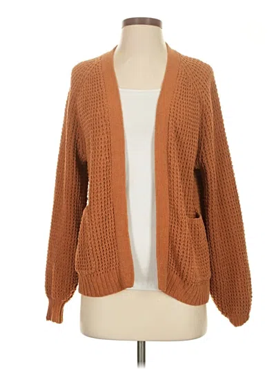 Pre-owned American Eagle Outfitters Cardigan Sweater In Brown
