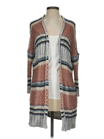 Pre-owned American Eagle Outfitters Cardigan Sweater In Brown