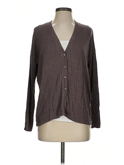 Pre-owned American Eagle Outfitters Cardigan Sweater In Brown