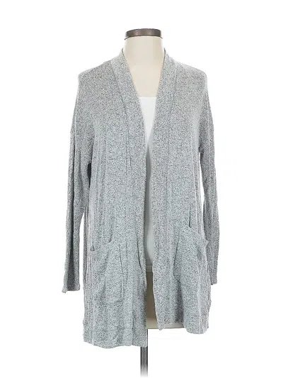 Pre-owned American Eagle Outfitters Cardigan Sweater In Gray
