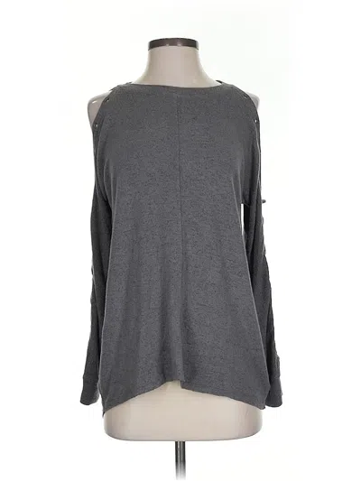 Pre-owned American Eagle Outfitters Cardigan Sweater In Gray