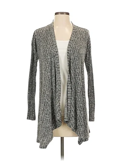 Pre-owned American Eagle Outfitters Cardigan Sweater In Gray