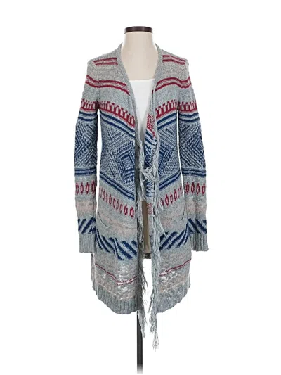 Pre-owned American Eagle Outfitters Cardigan Sweater In Gray
