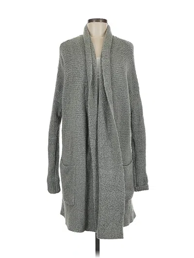 Pre-owned American Eagle Outfitters Cardigan Sweater In Gray