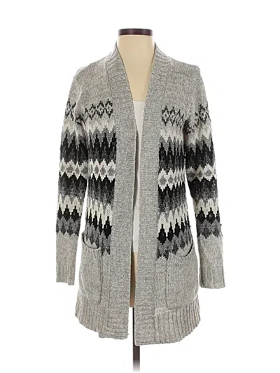Pre-owned American Eagle Outfitters Cardigan Sweater In Gray