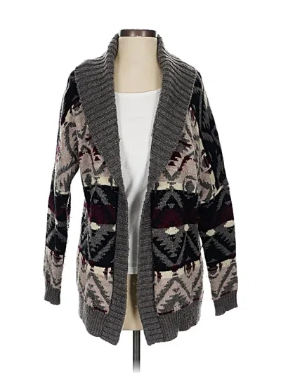 Pre-owned American Eagle Outfitters Cardigan Sweater In Gray