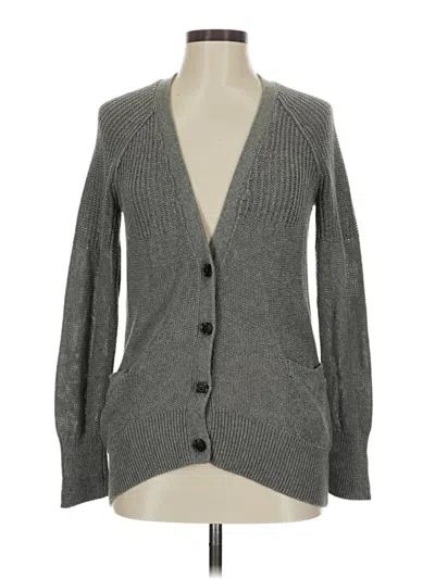 Pre-owned American Eagle Outfitters Cardigan Sweater In Gray