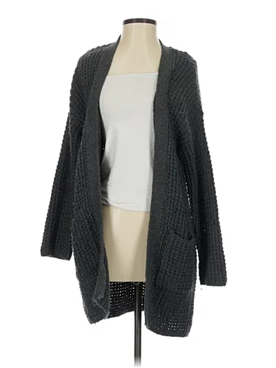 Pre-owned American Eagle Outfitters Cardigan Sweater In Gray