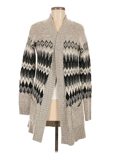 Pre-owned American Eagle Outfitters Cardigan Sweater In Gray