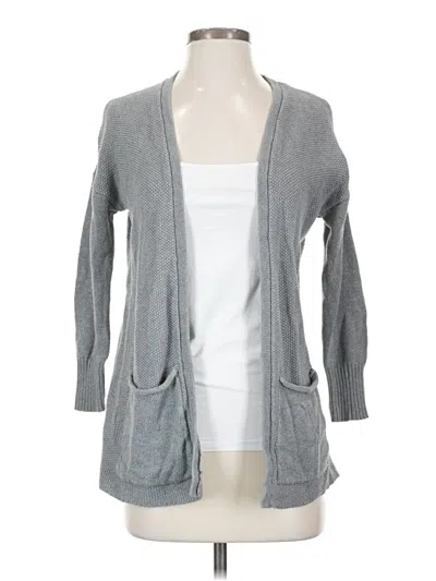 Pre-owned American Eagle Outfitters Cardigan Sweater In Gray