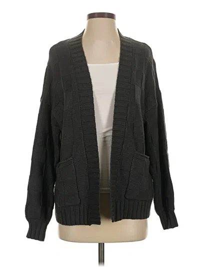 Pre-owned American Eagle Outfitters Cardigan Sweater In Gray