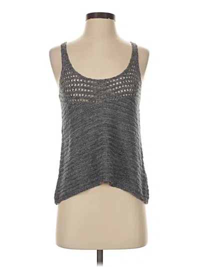 Pre-owned American Eagle Outfitters Cardigan Sweater In Gray