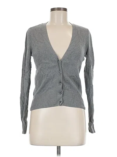 Pre-owned American Eagle Outfitters Cardigan Sweater In Gray