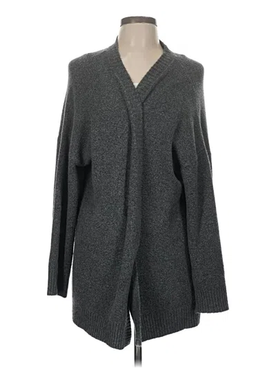 Pre-owned American Eagle Outfitters Cardigan Sweater In Gray
