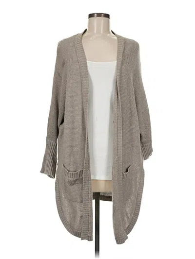 Pre-owned American Eagle Outfitters Cardigan Sweater In Gray
