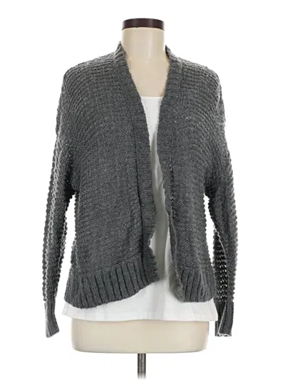 Pre-owned American Eagle Outfitters Cardigan Sweater In Gray