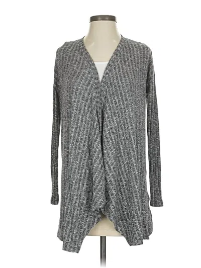 Pre-owned American Eagle Outfitters Cardigan Sweater In Gray