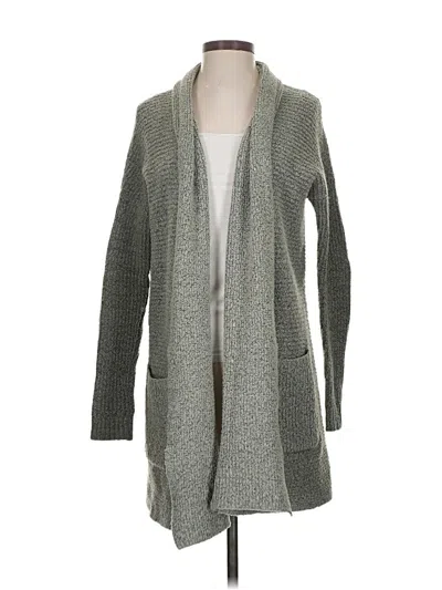 Pre-owned American Eagle Outfitters Cardigan Sweater In Gray