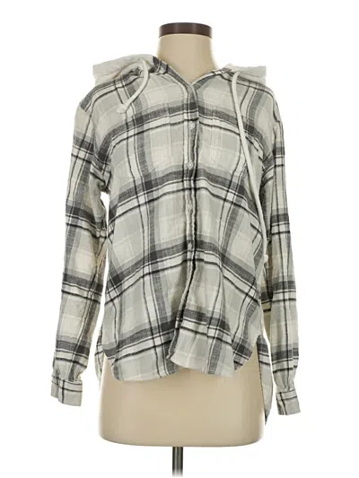 Pre-owned American Eagle Outfitters Cardigan Sweater In Gray