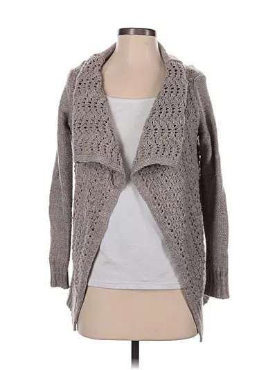 Pre-owned American Eagle Outfitters Cardigan Sweater In Gray