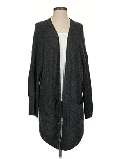 Pre-owned American Eagle Outfitters Cardigan Sweater In Gray