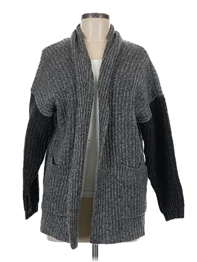 Pre-owned American Eagle Outfitters Cardigan Sweater In Gray